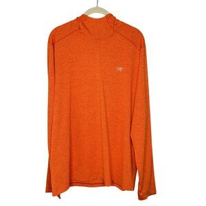 Arcteryx Mens Orange Cormac Hoody, L
